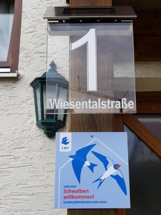 Ferienwohnung Wiesental 89331 Burgau, Wiesentalstrasse 1 Exterior foto